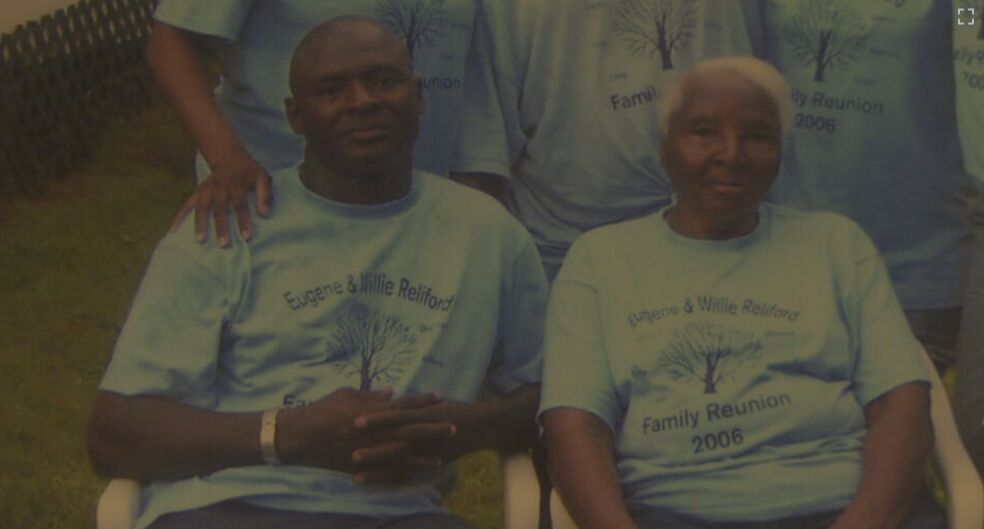 Anthony Reliford and mother